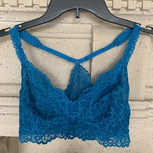 Blue Razorback Lase Bralette